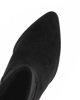 Immagine di ZOE - Stivale texano nero scamosciato con zip laterale, tacco 8cm