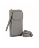 Immagine di ENRICO COVERI - Portafoglio - portasmartphone grigio con tracollina e laccio da polso removibili
