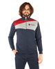 Immagine di NAUTICA - Tuta completa da uomo blu e rossa con zip frontale