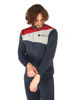 Immagine di NAUTICA - Tuta completa da uomo blu e rossa con zip frontale