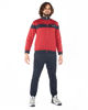 Immagine di NAUTICA - Tuta completa da uomo blu e rosso con zip frontale