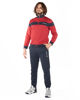 Immagine di NAUTICA - Tuta completa da uomo blu e rosso con zip frontale