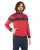 Immagine di NAUTICA - Tuta completa da uomo blu e rosso con zip frontale