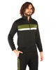 Immagine di NAUTICA - Tuta completa da uomo nera e verde con zip frontale