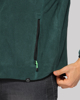 Immagine di ON SPIRIT - Pile rigato da uomo verde scuro con zip frontale - FABIO