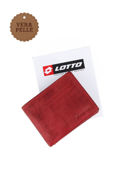 Immagine di 

LOTTO - Portafoglio uomo rosso in VERA PELLE