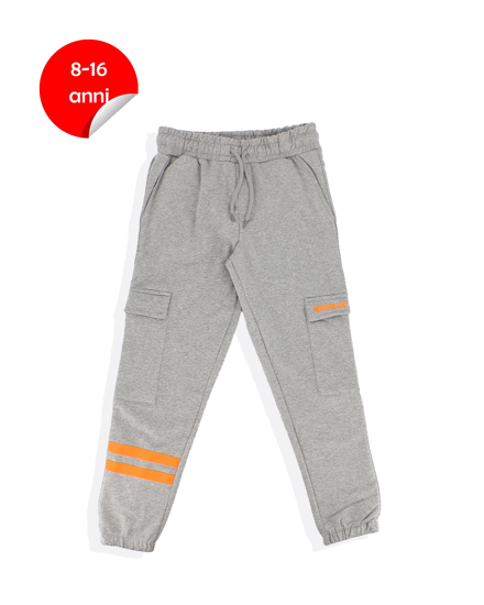 Immagine di CATERPILLAR - Pantalone felpa cargo da ragazzo grigio