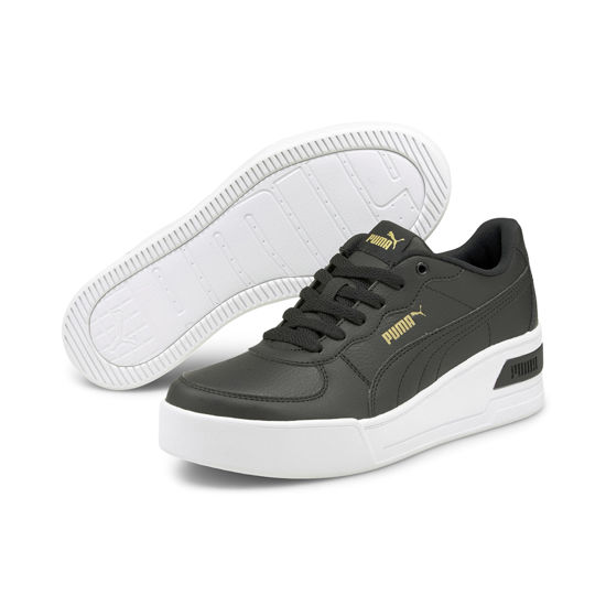 Immagine di PUMA - Scarpa da donna nera e bianca con suola alta - SKYE WEDGE