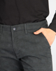 Immagine di YELLOW DOG - Pantalone grigio stampa scozzese nera