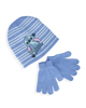 Immagine di STITCH - Completo da bimbi con cappello, sciarpe e guanti celeste