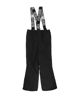 Immagine di BRUGI - Pantalone da sci donna nero impermeabile traspirante idrorepellente antivento con bretelle regolabili