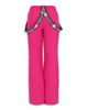 Immagine di BRUGI - Pantalone da sci donna fuchsia impermeabile traspirante idrorepellente antivento con bretelle regolabili