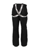 Immagine di BRUGI - Pantalone da sci uomo nero impermeabile traspirante antivento con bretelle regolabili