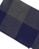 Immagine di WAMPUM - Sciarpa con frange a quadri grigia e blu da uomo