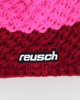 Immagine di REUSCH - Berretto bianco, fucsia e rosso a maglia con pon pon e fodera in pile - AIDEN