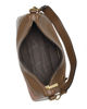Immagine di DAVID JONES - Borsa a spalla chocolate multimaterialecon tasca posteriore e tracolla removibile