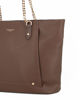 Immagine di DAVID JONES - Borsa shopping chocolate con tasca posteriore