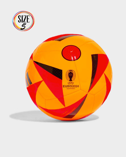 Immagine di ADIDAS - Pallone da calcio arancione, rosso e nero europei 2024