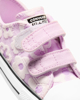 Immagine di CONVERSE - Scarpa rosa in tela da bambino con dettagli floreali in rilievo, numerata 21/26 - CHUCK TAYLOR ALLA STAR OX