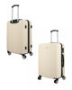Immagine di SOLO SOPRANI - TROLLEY BEIGE IN ABS 4 RUOTE DOPPIE CON STAMPA LOGO