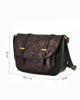 Immagine di DAVID JONES - Borsa tracolla postina bronzo