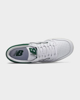 Immagine di NEW BALANCE - Sneaker da uomo bianche e verdi in VERA PELLE con soletta Ortholite - 480