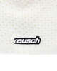 Immagine di REUSCH - Berretto bianco a maglia con fodera interna in pile e pon e pon rosa, rosso e bianco - ELIAS