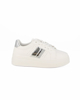 Immagine di MISS GLOBO - Sneakers bianca con dettagli argento e fondo alto