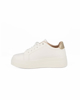Immagine di MISS GLOBO - Sneakers bianca con dettagli oro e fondo alto