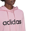 Immagine di ADIDAS - Felpa rosa da donna con cappuccio e logo nero - HD1694