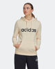 Immagine di ADIDAS - Felpa panna da donna con cappuccio e logo nero - HL2159