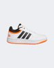 Immagine di ADIDAS - Sneaker bianca e nera con dettagl i arancioni, numerata 36/40 - HOOPS 3.0 K IG3828