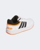 Immagine di ADIDAS - Sneaker bianca e nera con dettagl i arancioni, numerata 36/40 - HOOPS 3.0 K IG3828