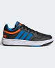 Immagine di ADIDAS - Sneaker nera e blu con dettagli arancioni, numerata 36/40 - HOOPS 3.0 K GZ1937