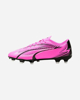Immagine di PUMA - Scarpa da calcio uomo rosa e nera con logo bianco - ULTRA PLAY FG/AG