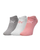 Immagine di PUMA - Set 3 paia calzini da donna rosa bianchi e grigi