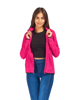 Immagine di ON SPIRIT - Pile da donna fuchsia con zip frontale - LUANA