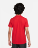 Immagine di NIKE - T shirt da bambino rossa con logo bianco