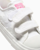 Immagine di CONVERSE - Sneaker in tela bianca a fantasia da bambina con doppio strappo, numerata 20/26 - CHUCK TAYLOR ALL STAR 2V OX TD