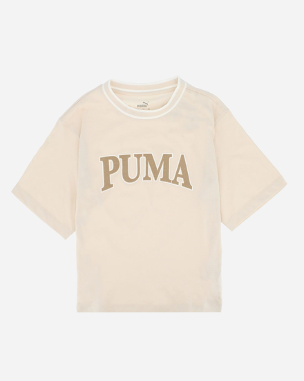 Immagine di PUMA - T shirt relaxed fit beige da donna