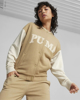 Immagine di PUMA - Felpa bomber comfort fit beige da donna