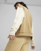 Immagine di PUMA - Felpa bomber comfort fit beige da donna