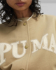 Immagine di PUMA - Felpa bomber comfort fit beige da donna