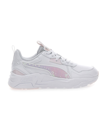 Immagine di PUMA - Sneaker da donna bianca con logo paillettes - TRINITY LITE WINTER WONDERLAND