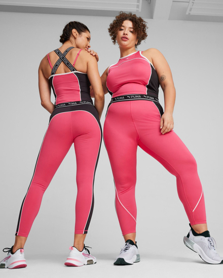 Immagine di PUMA - Canotta da allenamento rosa e nera