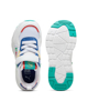 Immagine di PUMA - TRINITY LITE R, S, B AC+ - Sneakers da bambino bianca con dettagli colorati e strappo. Numerata 28/35 - 395463-01