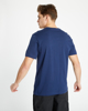 Immagine di NIKE SPORTSWEAR TEE ICON FUTURA - T shirt girocollo da uomo blu in cotone con logo bianco - AR5004/411