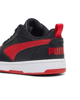 Immagine di PUMA REBOUND V6 LO JR - Sneaker nera e rossa con lacci, numerata 36/39 - 39383311