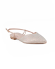 Immagine di MISS GLOBO - Ballerina slingback nude raso con strass e sottopiede in memory foam