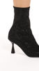 Immagine di MISS GLOBO - Tronchetto nero con strass tacco 7,5cm